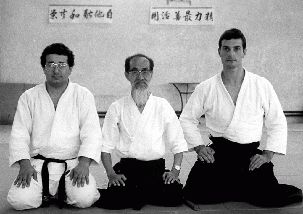 Paul Patrick Harmant avec Maître Sugino Yohio et Jean Cavarelli