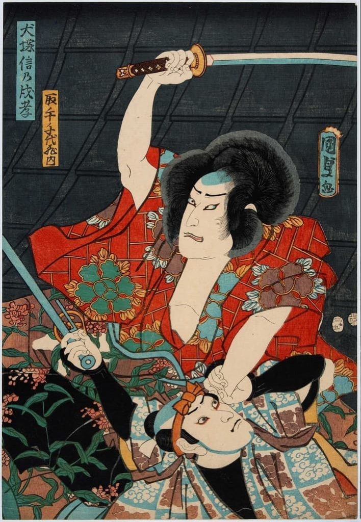 Tableau illustration samouraï club