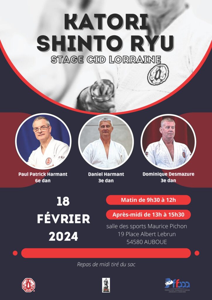 Affiche stage Katori - Auboué - 18-02-2024